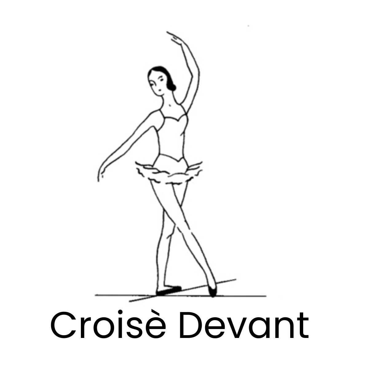 Ballet Croise Devant PES File Cecchetti Ballet Embroidery