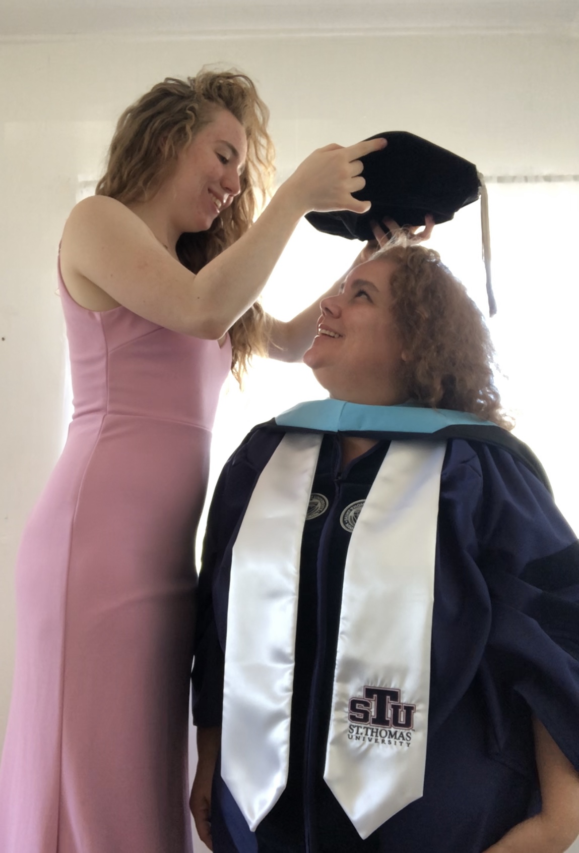 Mommy getting her Doctor degree